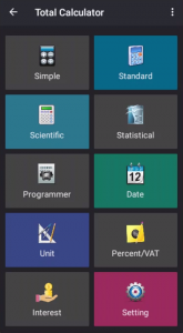 اسکرین شات برنامه Total Calculator 2