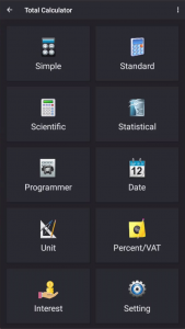 اسکرین شات برنامه Total Calculator 1