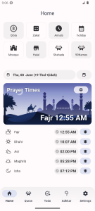 اسکرین شات برنامه I'm Muslim - Adhan Quran ToDo 1