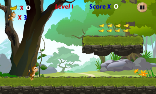 اسکرین شات بازی Jungle Monkey Run 3