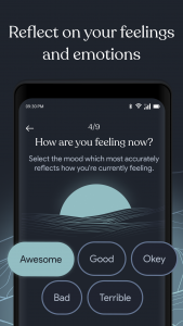 اسکرین شات برنامه Moodlight - Daily Mood Tracker 2