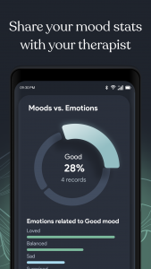 اسکرین شات برنامه Moodlight - Daily Mood Tracker 6