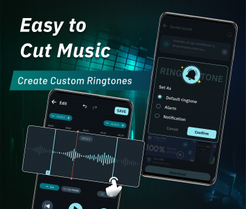 اسکرین شات برنامه Music Cutter & Ringtone Maker 1
