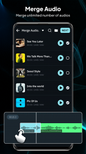 اسکرین شات برنامه Music Cutter & Ringtone Maker 4
