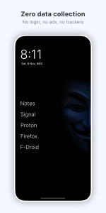 اسکرین شات 7 برنامه Olauncher. Minimal AF Launcher