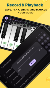 اسکرین شات 3 برنامه Grand Piano and Keyboard