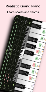 اسکرین شات 1 برنامه Grand Piano and Keyboard