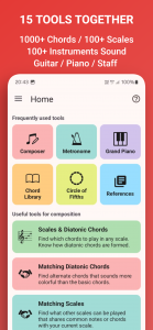 اسکرین شات 1 برنامه Music Theory Companion
