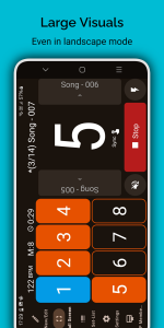 اسکرین شات برنامه Stage Metronome with Setlist 8