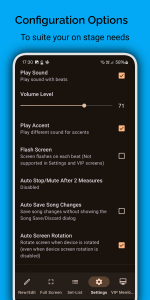 اسکرین شات 6 برنامه Stage Metronome with Setlist