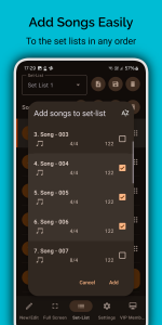 اسکرین شات برنامه Stage Metronome with Setlist 4