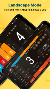 اسکرین شات 2 برنامه Stage Metronome with Setlist