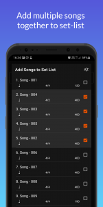 اسکرین شات برنامه Stage Metronome with Setlist 6