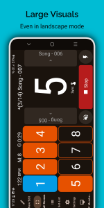 اسکرین شات 8 برنامه Stage Metronome with Setlist