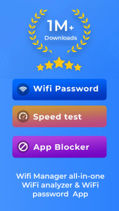 اسکرین شات 1 برنامه WiFi Password Show - Analyzer