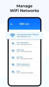 اسکرین شات 2 برنامه WiFi Password Show - Analyzer