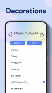 اسکرین شات 6 برنامه Fancy Fonts – Cool Fonts & Sty