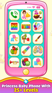 اسکرین شات 1 بازی Princess Baby Phone Game