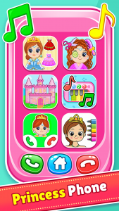 اسکرین شات بازی Princess Baby Phone Games 3