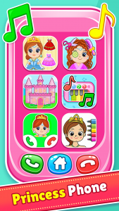 اسکرین شات 3 بازی Princess Baby Phone Games
