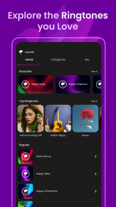 اسکرین شات 6 برنامه Ringtone Sounds - Tweedle