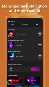 اسکرین شات 3 برنامه Ringtone Sounds - Tweedle