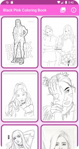 اسکرین شات 1 برنامه Colors: Black Pink K-POP