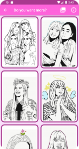 اسکرین شات 2 برنامه Colors: Black Pink K-POP