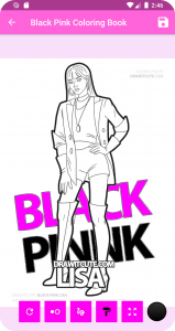 اسکرین شات 4 برنامه Colors: Black Pink K-POP