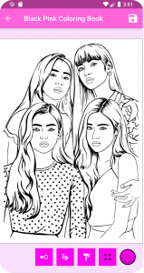 اسکرین شات 3 برنامه Colors: Black Pink K-POP
