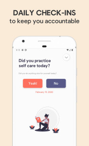 اسکرین شات 2 برنامه Sparkle: Self-Care Checklist,