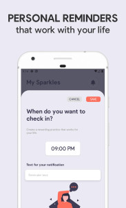 اسکرین شات 7 برنامه Sparkle: Self-Care Checklist,