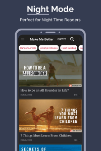 اسکرین شات برنامه Make Me Better -Motivation App 8
