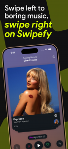 اسکرین شات 1 برنامه Swipefy for Spotify
