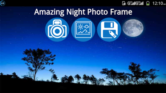 اسکرین شات برنامه Amazing Night Photo Frame 1