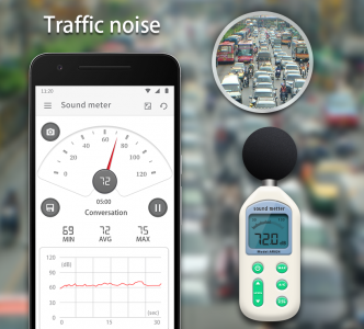 اسکرین شات 5 برنامه Sound Meter - Decibel Meter