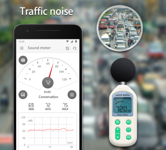 اسکرین شات 5 برنامه Sound Meter - Decibel Meter