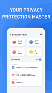 اسکرین شات 1 برنامه Calculator Vault