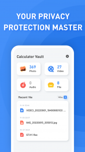 اسکرین شات برنامه Calculator Vault 1