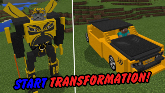 اسکرین شات 2 برنامه Mod robots for MCPE