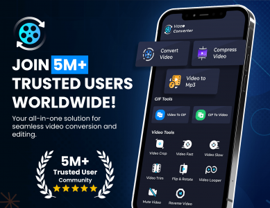 اسکرین شات 1 برنامه Video Converter:Compress Video