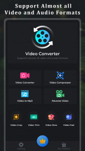 اسکرین شات برنامه Video Converter: Convert Audio 1