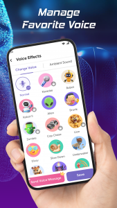 اسکرین شات برنامه Voice Changer & Voice Effects 6