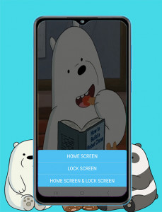 اسکرین شات برنامه تصویر زمینه خرس های کله فندقی 3