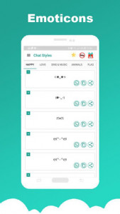 اسکرین شات برنامه Chat Styles: Cool Font & Stylish Text for WhatsApp 7