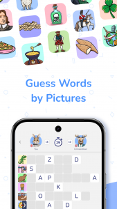 اسکرین شات 1 بازی WordPix－Crossword Puzzle Game