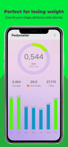 اسکرین شات 3 برنامه Walking: Pedometer diet