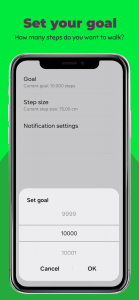 اسکرین شات 2 برنامه Walking: Pedometer diet