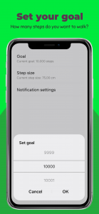 اسکرین شات 2 برنامه Walking: Pedometer diet