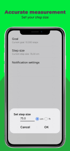 اسکرین شات 5 برنامه Walking: Pedometer diet